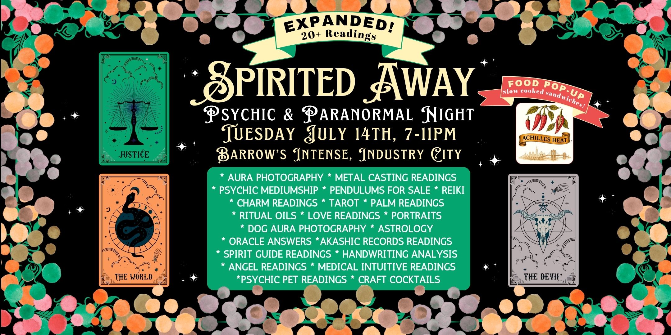 Spirited Away Eventbrite July Food