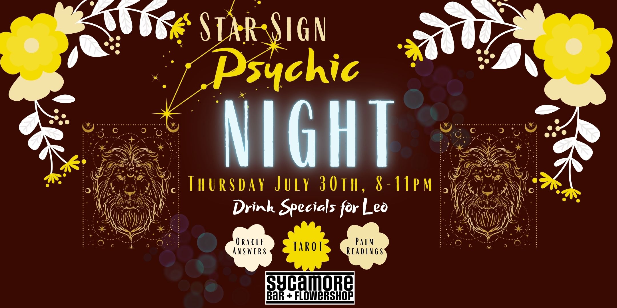 Star Sign Eventbrite July